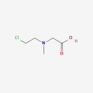 molecular formula C5H10ClNO2 B3188011 n-(2-Chloroethyl)-n-methylglycine CAS No. 18709-11-0