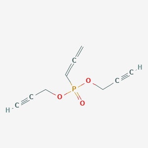 molecular formula C9H9O3P B3188085 Diprop-2-yn-1-yl propadienylphosphonate CAS No. 1931-38-0