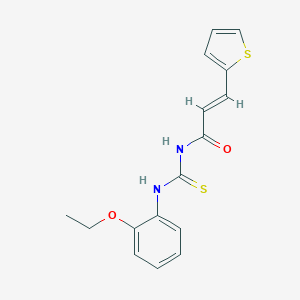 N-(2-ethoxyphenyl)-N'-[3-(2-thienyl)acryloyl]thiourea