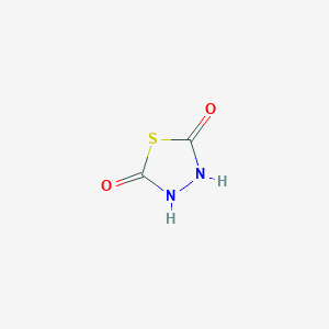 molecular formula C2H2N2O2S B3188128 1,3,4-Thiadiazolidine-2,5-dione CAS No. 19692-10-5