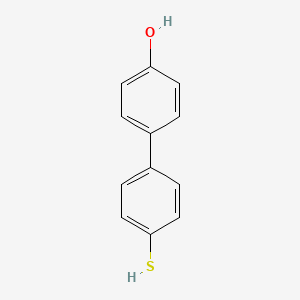 molecular formula C12H10OS B3188129 [1,1'-Biphenyl]-4-ol, 4'-mercapto- CAS No. 196940-30-4