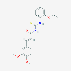 N-[3-(3,4-dimethoxyphenyl)acryloyl]-N'-(2-ethoxyphenyl)thiourea