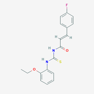 N-(2-ethoxyphenyl)-N'-[3-(4-fluorophenyl)acryloyl]thiourea