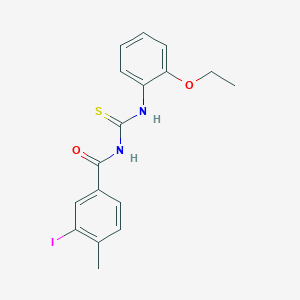 N-[(2-ethoxyphenyl)carbamothioyl]-3-iodo-4-methylbenzamide