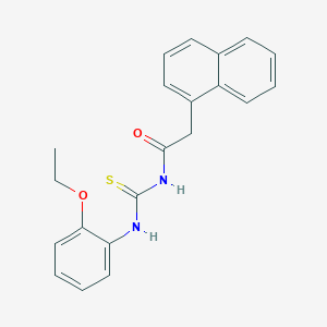 molecular formula C21H20N2O2S B318817 N-(2-ethoxyphenyl)-N'-(1-naphthylacetyl)thiourea 