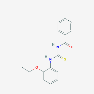 N-[(2-ethoxyphenyl)carbamothioyl]-4-methylbenzamide