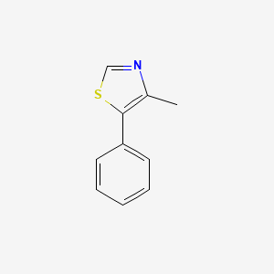 molecular formula C10H9NS B3188194 4-Methyl-5-phenylthiazole CAS No. 19968-61-7