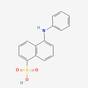 1-Naphthalenesulfonic acid, 5-(phenylamino)-