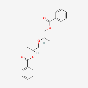 molecular formula C20H22O5 B3188219 1-Propanol, 2-[2-(benzoyloxy)propoxy]-, benzoate CAS No. 20109-39-1