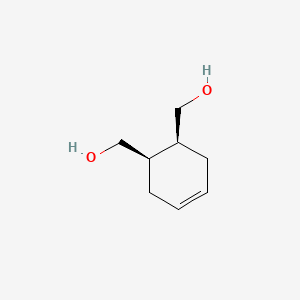 molecular formula C8H14O2 B3188225 cis-1,2-Dihydroxymethylcyclohex-4-ene CAS No. 20141-17-7