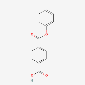 molecular formula C14H10O4 B3188279 4-phenoxycarbonylbenzoic Acid CAS No. 20576-83-4