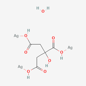 molecular formula C6H10Ag3O8 B3188314 柠檬酸银水合物 CAS No. 206986-90-5