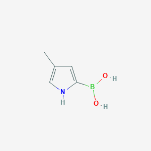 molecular formula C5H8BNO2 B3188321 (4-Methyl-1H-pyrrol-2-yl)boronic acid CAS No. 2070921-94-5