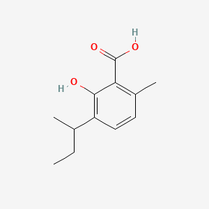 molecular formula C12H16O3 B3188322 2-Methyl-5-sec-butylsalicylic acid CAS No. 20717-16-2