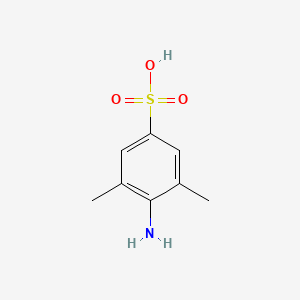molecular formula C8H11NO3S B3188333 4-Amino-3,5-dimethylbenzenesulfonic acid CAS No. 20804-27-7