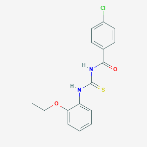 4-chloro-N-[(2-ethoxyphenyl)carbamothioyl]benzamide
