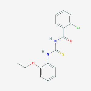 2-chloro-N-[(2-ethoxyphenyl)carbamothioyl]benzamide