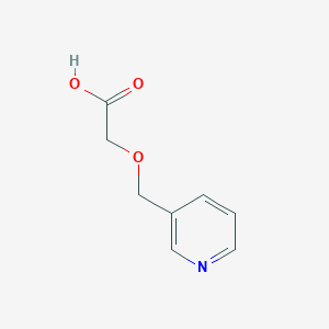 molecular formula C8H9NO3 B3188363 2-(吡啶-3-基甲氧基)乙酸 CAS No. 209785-11-5