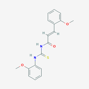 N-(2-methoxyphenyl)-N'-[3-(2-methoxyphenyl)acryloyl]thiourea