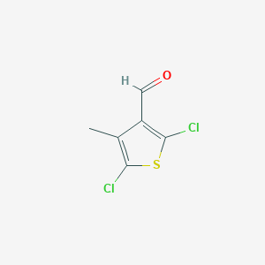 2,5-Dichloro-4-methylthiophene-3-carbaldehyde