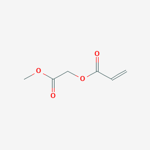 molecular formula C6H8O4 B3188385 2-Propenoic acid, 2-methoxy-2-oxoethyl ester CAS No. 21045-69-2