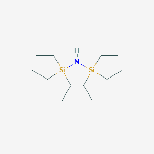 molecular formula C12H31NSi2 B3188405 Bis(triethylsilyl)amine CAS No. 2117-18-2