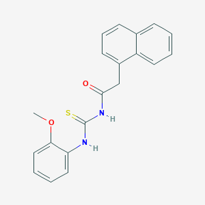 N-(2-methoxyphenyl)-N'-(1-naphthylacetyl)thiourea