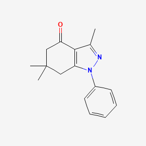 3,6,6-trimethyl-1-phenyl-6,7-dihydro-1H-indazol-4(5H)-one