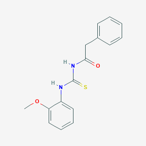 N-(2-methoxyphenyl)-N'-(phenylacetyl)thiourea