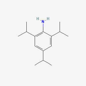 molecular formula C15H25N B3188480 2,4,6-Tri(propan-2-yl)aniline CAS No. 21524-36-7