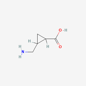 2-(Aminomethyl)cyclopropanecarboxylic acid