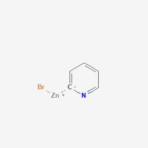 molecular formula C5H4BrNZn B3188527 2-吡啶基溴化锌 CAS No. 218777-23-2