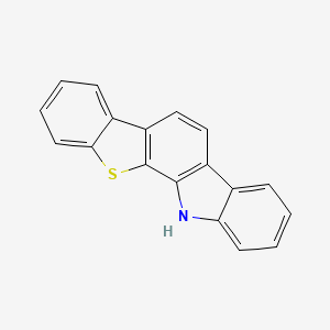 molecular formula C18H11NS B3188589 12H-[1]Benzothieno[2,3-a]carbazole CAS No. 222-21-9