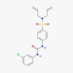 N,N-diallyl-4-{[(3-chloroanilino)carbonyl]amino}benzenesulfonamide