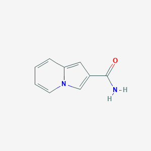 molecular formula C9H8N2O B3188606 Indolizine-2-carboxamide CAS No. 22320-23-6
