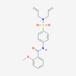 N-{4-[(diallylamino)sulfonyl]phenyl}-2-methoxybenzamide