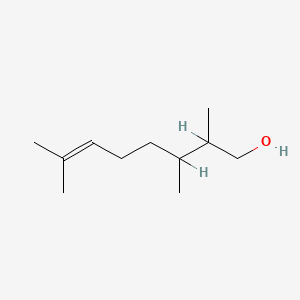 molecular formula C11H22O B3188629 2,3,7-Trimethyloct-6-en-1-ol CAS No. 22418-69-5