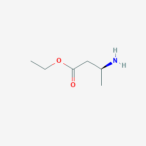 molecular formula C6H13NO2 B3188653 Ethyl (3S)-3-aminobutanoate CAS No. 22657-48-3