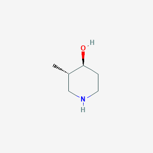 molecular formula C6H13NO B3188655 (3S,4S)-3-methylpiperidin-4-ol CAS No. 227030-11-7
