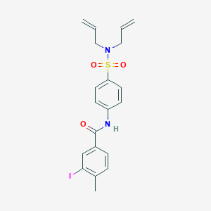 N-{4-[(diallylamino)sulfonyl]phenyl}-3-iodo-4-methylbenzamide
