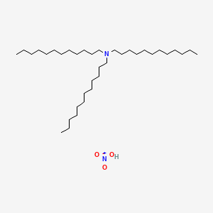 molecular formula C36H76N2O3 B3188694 1-Dodecanamine, N,N-didodecyl-, nitrate CAS No. 2305-34-2