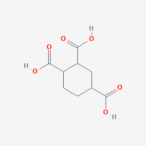 molecular formula C9H12O6 B3188697 1,2,4-Cyclohexanetricarboxylic acid CAS No. 23084-86-8