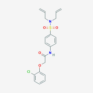 molecular formula C20H21ClN2O4S B318870 2-(2-chlorophenoxy)-N-{4-[(diallylamino)sulfonyl]phenyl}acetamide 