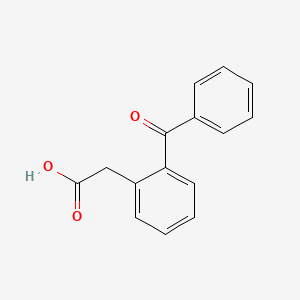 molecular formula C15H12O3 B3188701 2-Benzoylphenylacetic acid CAS No. 23107-96-2