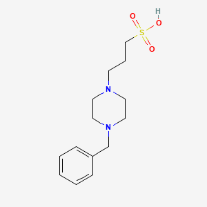 molecular formula C14H22N2O3S B3188707 Piperazine, 1-benzyl-, propanesulfate CAS No. 23111-82-2