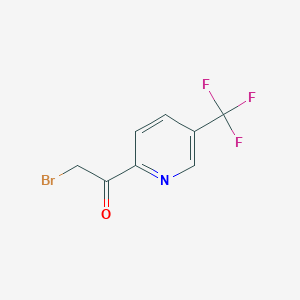 2-Bromo-1-(5-(trifluoromethyl)pyridin-2-YL)ethanone