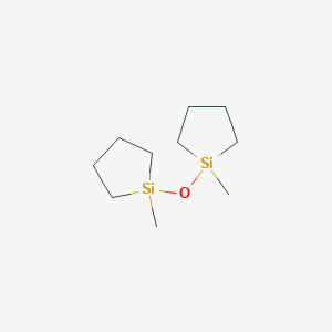 molecular formula C10H22OSi2 B3188731 1,1'-Oxybis(1-methylsilolane) CAS No. 2325-40-8