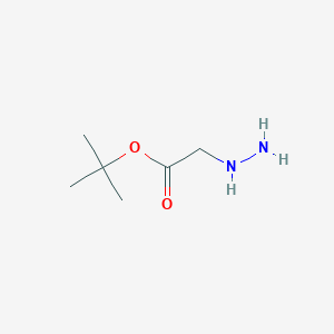 molecular formula C6H14N2O2 B3188749 Tert-butyl 2-hydrazinylacetate CAS No. 23354-12-3