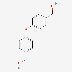 molecular formula C14H14O3 B3188762 [4-[4-(Hydroxymethyl)phenoxy]phenyl]methanol CAS No. 2350-43-8