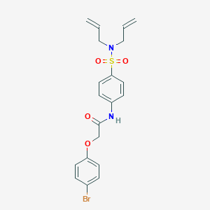 molecular formula C20H21BrN2O4S B318880 2-(4-bromophenoxy)-N-{4-[(diallylamino)sulfonyl]phenyl}acetamide 